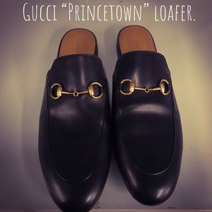 Gucci Princetown loafer.